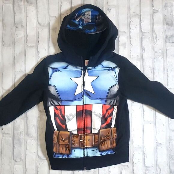 Captain America Kids Hoodie - Picture 1 of 3